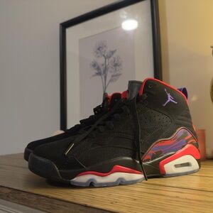 Air Jordan Black and Red Sneakers